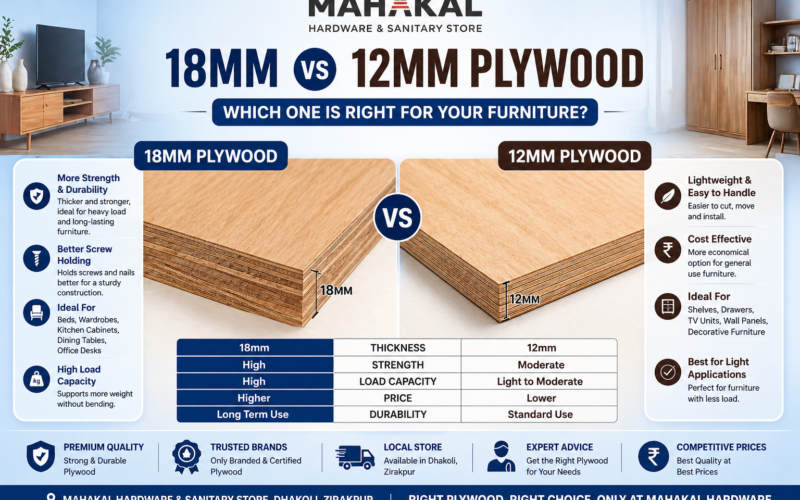 18mm vs 12mm Plywood – Which One Is Right for Your Furniture?