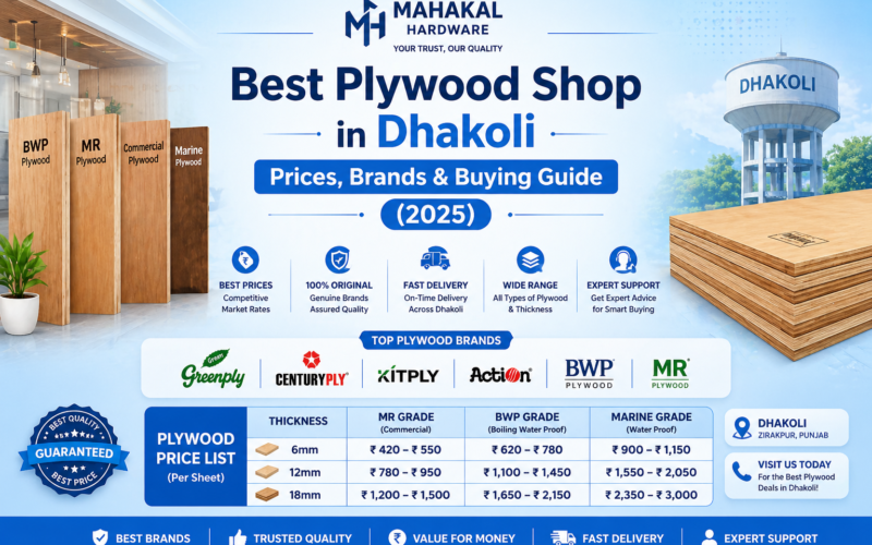 Best Plywood Shop in Dhakoli – Prices, Brands & Buying Guide (2025)