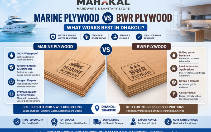 Marine Plywood vs BWR Plywood – What Works Best in Dhakoli?